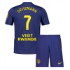 Atletico Madrid Antoine Griezmann #7 Bortedraktsett Barn 2025-26 Kortermet (+ korte bukser)